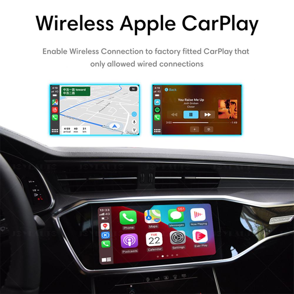 Wireless Apple CarPlay A+C Adapter, Android 9.0 Netflix Box, 4g+32G iOS 14, Audi, Dodge, Honda, Jeep, Mercedes, Porsche, Ram, Toyota, Volvo, VW